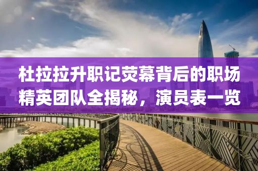 杜拉拉升職記熒幕背后的職場精英團(tuán)隊(duì)全揭秘，演員表一覽