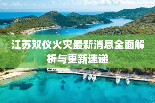 江蘇雙儀火災(zāi)最新消息全面解析與更新速遞