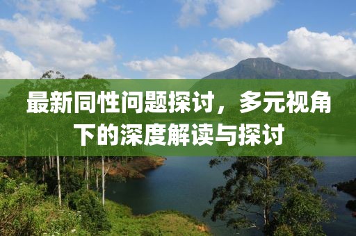 最新同性問(wèn)題探討，多元視角下的深度解讀與探討