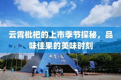 云霄枇杷的上市季節(jié)探秘，品味佳果的美味時(shí)刻
