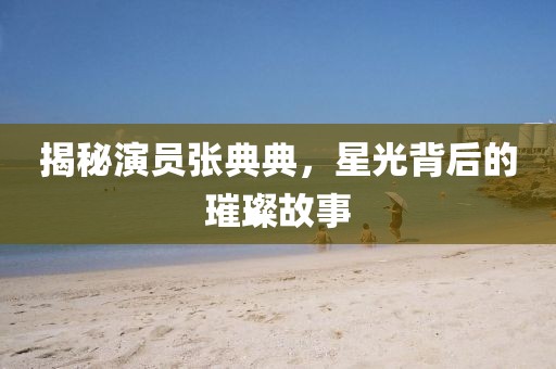 揭秘演員張典典，星光背后的璀璨故事