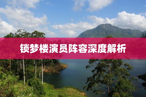 鎖夢樓演員陣容深度解析