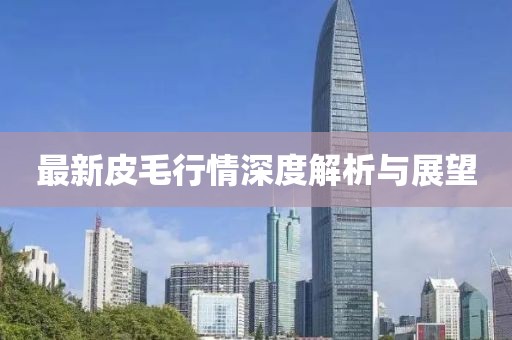 最新皮毛行情深度解析與展望