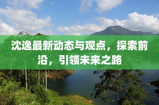 沈逸最新動(dòng)態(tài)與觀點(diǎn)，探索前沿，引領(lǐng)未來之路