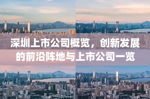 深圳上市公司概覽，創(chuàng)新發(fā)展的前沿陣地與上市公司一覽
