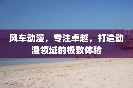 風(fēng)車動漫，專注卓越，打造動漫領(lǐng)域的極致體驗(yàn)