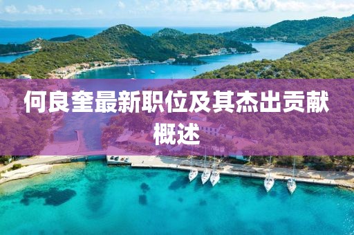 何良奎最新職位及其杰出貢獻概述