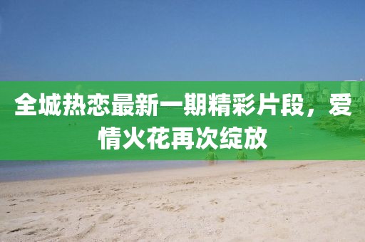 全城熱戀最新一期精彩片段，愛(ài)情火花再次綻放