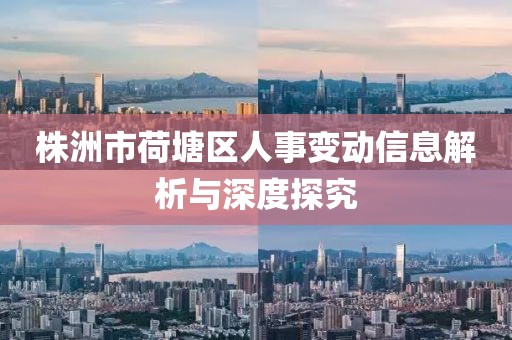 株洲市荷塘區(qū)人事變動(dòng)信息解析與深度探究
