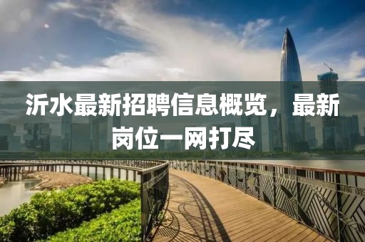 沂水最新招聘信息概覽，最新崗位一網(wǎng)打盡