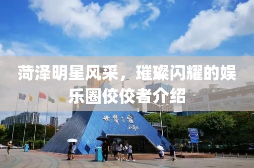 菏澤明星風(fēng)采，璀璨閃耀的娛樂圈佼佼者介紹