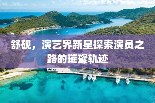 舒硯，演藝界新星探索演員之路的璀璨軌跡