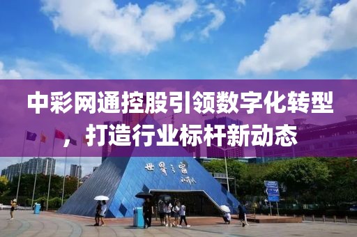 中彩網(wǎng)通控股引領(lǐng)數(shù)字化轉(zhuǎn)型，打造行業(yè)標桿新動態(tài)