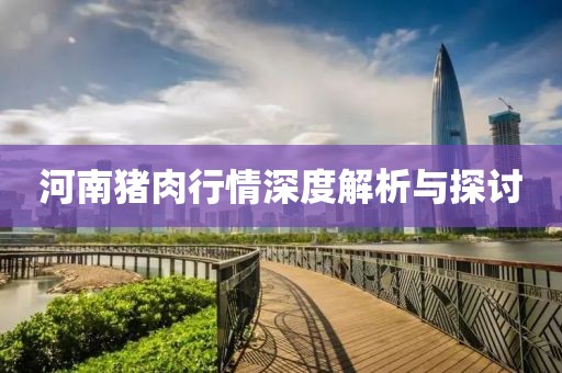 河南豬肉行情深度解析與探討
