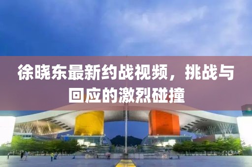 徐曉東最新約戰(zhàn)視頻，挑戰(zhàn)與回應(yīng)的激烈碰撞