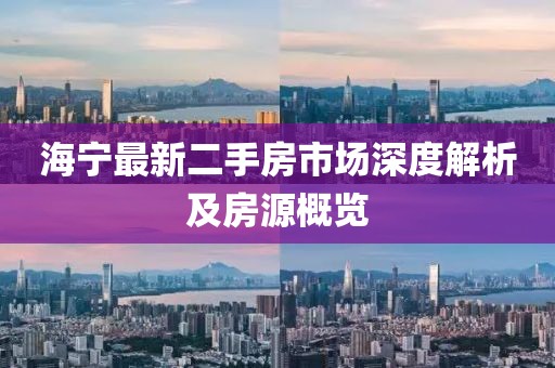 海寧最新二手房市場深度解析及房源概覽