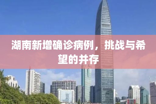 湖南新增確診病例，挑戰(zhàn)與希望的并存