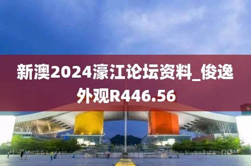 新澳2024濠江論壇資料_俊逸外觀R446.56