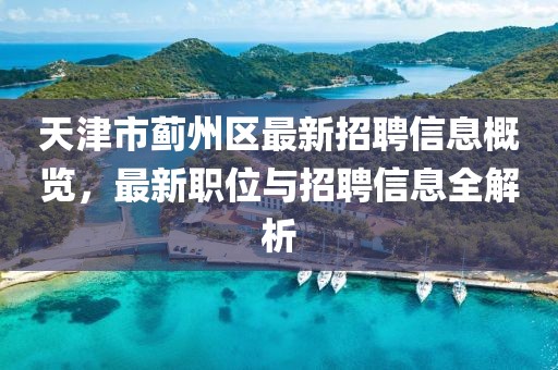 天津市薊州區(qū)最新招聘信息概覽，最新職位與招聘信息全解析