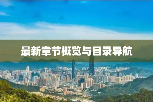 最新章節(jié)概覽與目錄導(dǎo)航