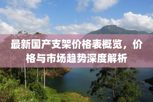 最新國(guó)產(chǎn)支架價(jià)格表概覽，價(jià)格與市場(chǎng)趨勢(shì)深度解析