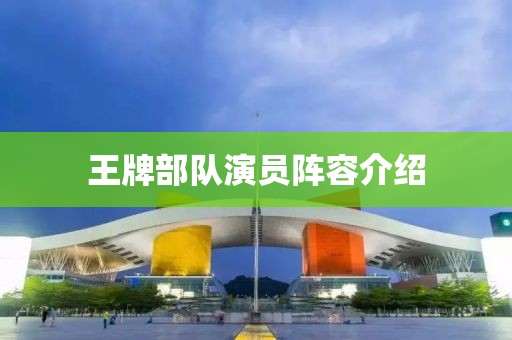 王牌部隊(duì)演員陣容介紹