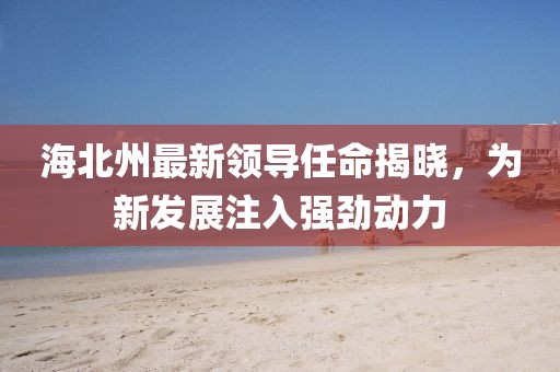 海北州最新領導任命揭曉，為新發(fā)展注入強勁動力