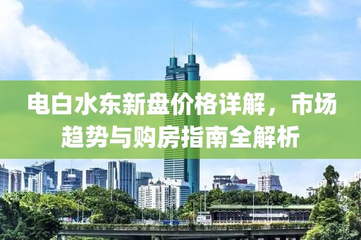電白水東新盤價(jià)格詳解，市場(chǎng)趨勢(shì)與購房指南全解析