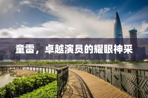 童雷，卓越演員的耀眼神采