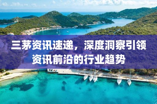 三茅資訊速遞，深度洞察引領資訊前沿的行業(yè)趨勢