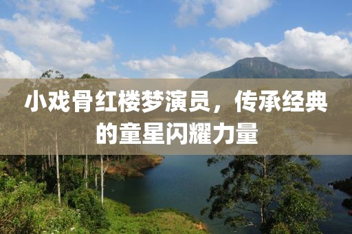 小戲骨紅樓夢(mèng)演員，傳承經(jīng)典的童星閃耀力量