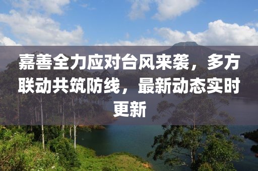 嘉善全力應(yīng)對(duì)臺(tái)風(fēng)來(lái)襲，多方聯(lián)動(dòng)共筑防線，最新動(dòng)態(tài)實(shí)時(shí)更新