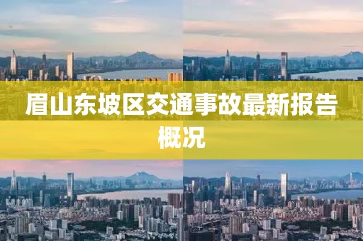 眉山東坡區(qū)交通事故最新報告概況