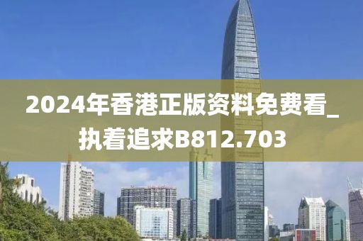 2024年香港正版資料免費看_執(zhí)著追求B812.703