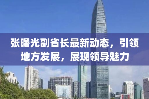 張曙光副省長最新動態(tài)，引領(lǐng)地方發(fā)展，展現(xiàn)領(lǐng)導魅力
