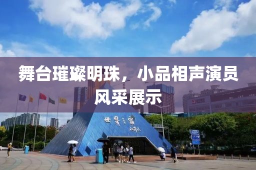 舞臺(tái)璀璨明珠，小品相聲演員風(fēng)采展示