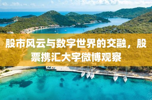 股市風(fēng)云與數(shù)字世界的交融，股票攜匯大宇微博觀察