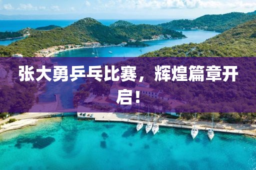 張大勇乒乓比賽，輝煌篇章開啟！