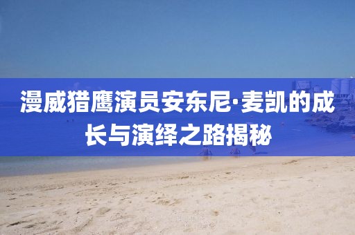 漫威獵鷹演員安東尼·麥凱的成長(zhǎng)與演繹之路揭秘