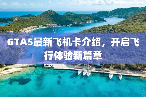 GTA5最新飛機(jī)卡介紹，開啟飛行體驗(yàn)新篇章