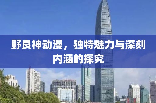 野良神動漫，獨特魅力與深刻內(nèi)涵的探究