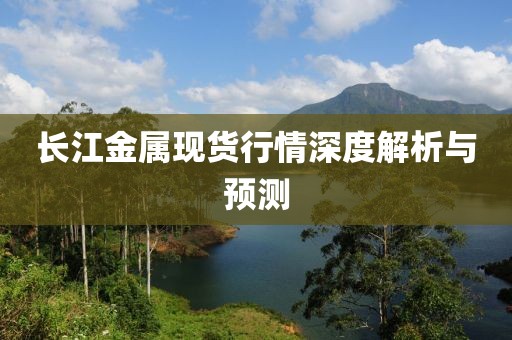 長(zhǎng)江金屬現(xiàn)貨行情深度解析與預(yù)測(cè)