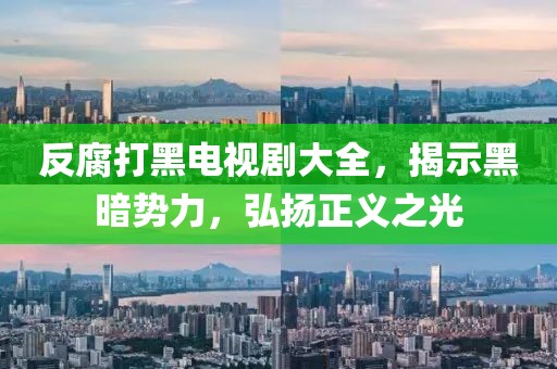 反腐打黑電視劇大全，揭示黑暗勢(shì)力，弘揚(yáng)正義之光