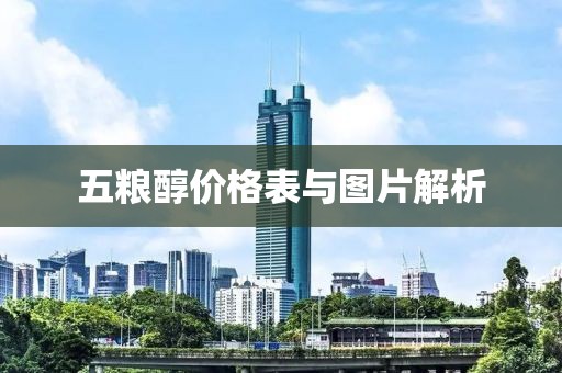 五糧醇價格表與圖片解析