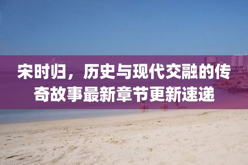 宋時歸，歷史與現(xiàn)代交融的傳奇故事最新章節(jié)更新速遞