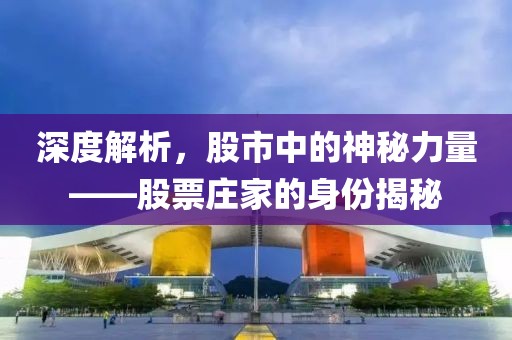 深度解析，股市中的神秘力量——股票莊家的身份揭秘