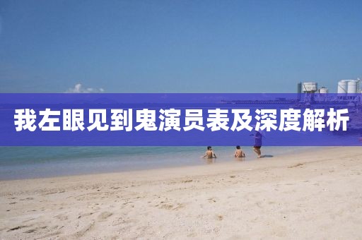我左眼見到鬼演員表及深度解析