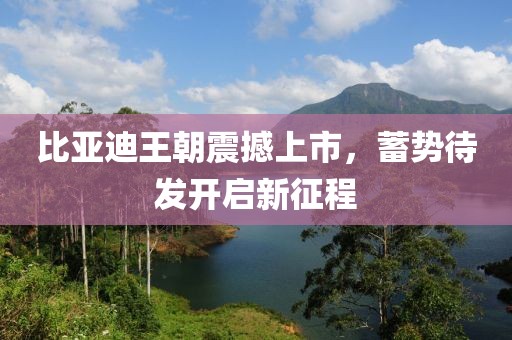 比亞迪王朝震撼上市，蓄勢待發(fā)開啟新征程