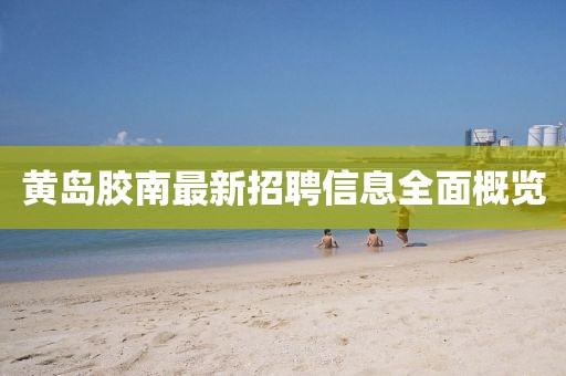 黃島膠南最新招聘信息全面概覽