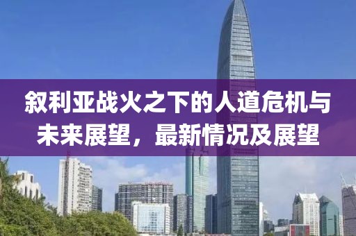 敘利亞戰(zhàn)火之下的人道危機與未來展望，最新情況及展望